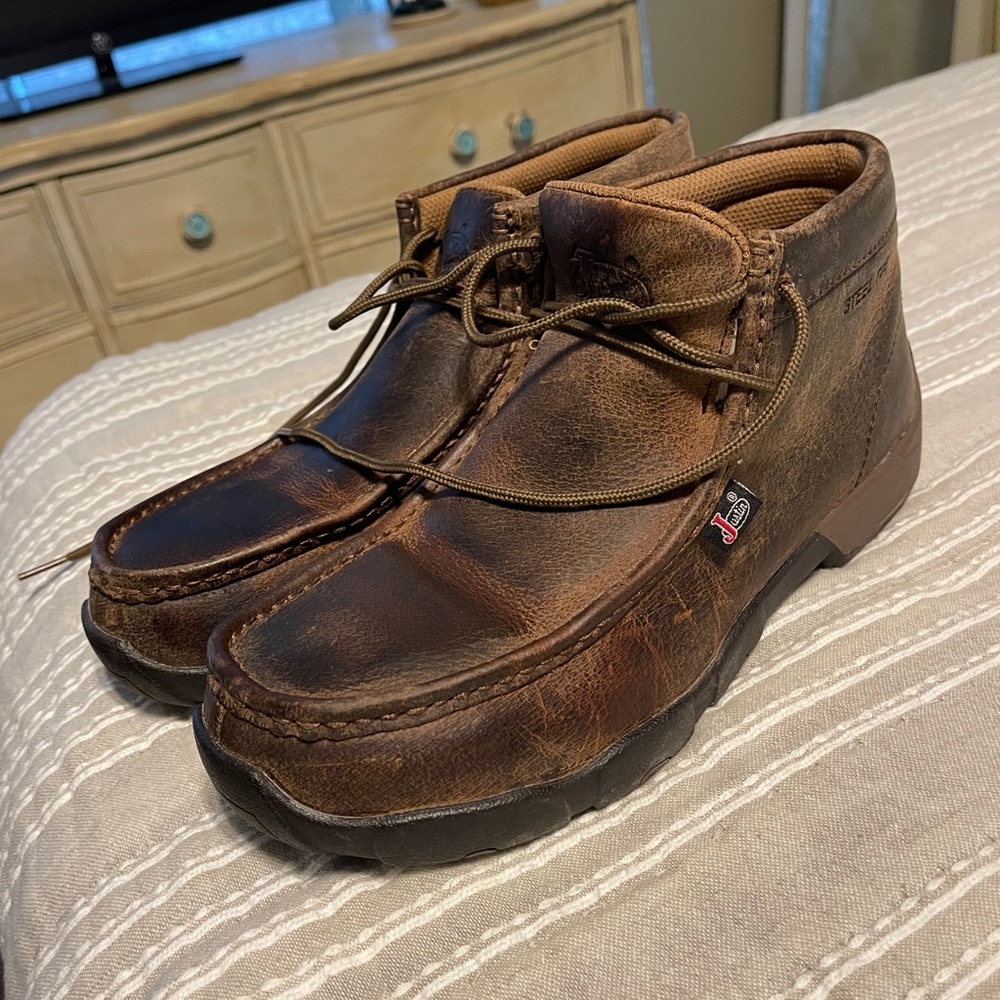 Justin steel toe boots